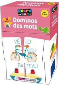 RECRE EN BOITE ; dominos des mots ; à partir de 5 ans