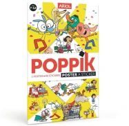 Poppik, poster : Ariol (1 poster + 45 stickers repositionnables)