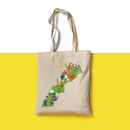 Tote Bag Moroccan Map