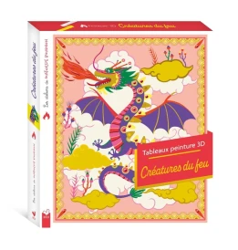 Les ateliers du calme : Les ateliers de Mathilde Bourgon : Tableaux peinture 3D ; Créatures du feu
