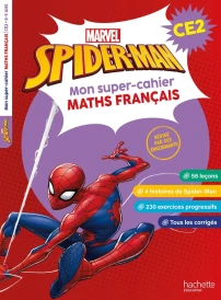 Spiderman ; CE2 ; Mon super-cahier de maths et français