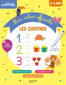 Toute ma maternelle : Mon cahier effaçable ; Les chiffres