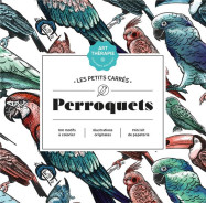 Art-thérapie ; les petits carrés : perroquets