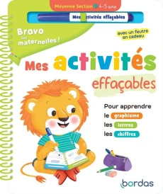 Bravo les maternelles ! : mes activités effaçables ; MS (spirale)