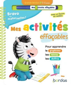 Bravo les maternelles ! : mes activités effaçables ; GS (édition 2021) (spirale)