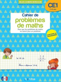 Cahier de problèmes de maths ; CE1 (édition 2024)