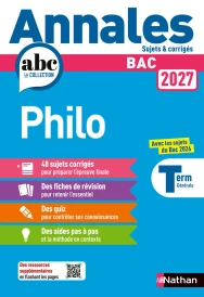 Annales Bac Philosophie 2027