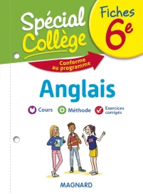 Spécial collège : anglais ; 6e ; fiches