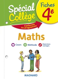 Spécial collège : mathématiques ; 4e ; fiches