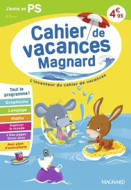 Cahier de vacances J'entre en PS