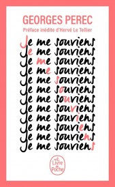 Je me souviens (Préface d'Hervé Le Tellier)