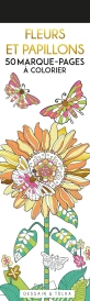 Fleurs et papillons : 50 marque-pages à colorier