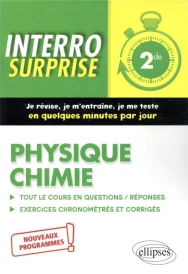 Interro surprise : physique chimie ; 2de ; nouveaux programmes