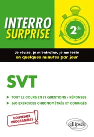 Interro surprise : svt ; 2de ; nouveaux programmes (édition 2020)