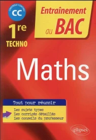 Mathématiques ; 1re technologique ; EC évaluations communes