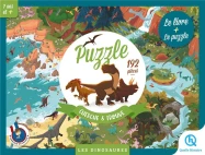 Puzzle cherche et trouve : les dinosaures (192 pièces)