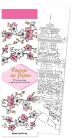 Marque-pages voyage au Japon : 50 marque-pages à peindre ou à colorier