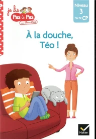 à la douche, Téo !