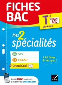 Fiches bac Tome 18 : SES, HGGSP & grand oral ; terminale générale (édition 2022)