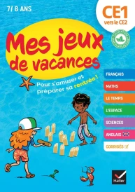 Mes jeux de vacances ; CE1 vers le CE2