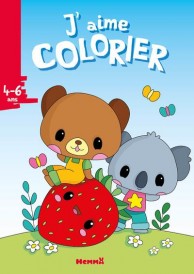 J'aime colorier : ourson et koala ; 4/6 ans