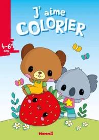 J'aime colorier : ourson et koala ; 4/6 ans
