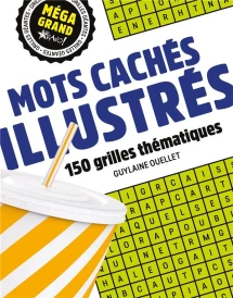 Méga grand : mots cachés illustrés ; 150 grilles thématiques
