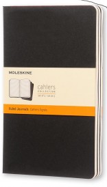 MOLESKINE Cahier ligne - grand format - couverture souple en carton noire