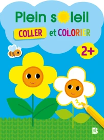 Plein soleil - Coller et colorier 2+
