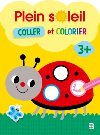 Plein soleil - Coller et colorier 3+