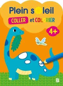 Plein soleil - Coller et colorier 4+