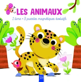 Les animaux (3 puzzles magnétiques en trois niveaux)