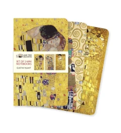 FTP Gustav Klimt Set of 3 Mini Notebooks