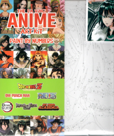 THE DA VINCI ANIME ART KIT PAINT BU NUBERS-FABUKI
