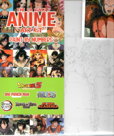 THE DA VINCI ANIME ART KIT PAINT BY NUMBERS-SAITAMA