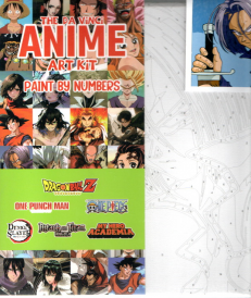 THE DA VINCI ANIME ART KIT PAINT BY NUMBERS-TRUNKS