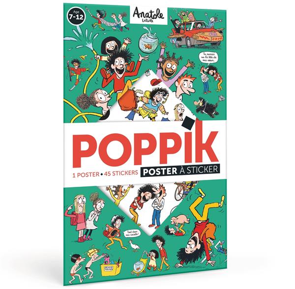Poppik, poster : Anatole Latuile (1 poster + 45 stickers repositionnables)