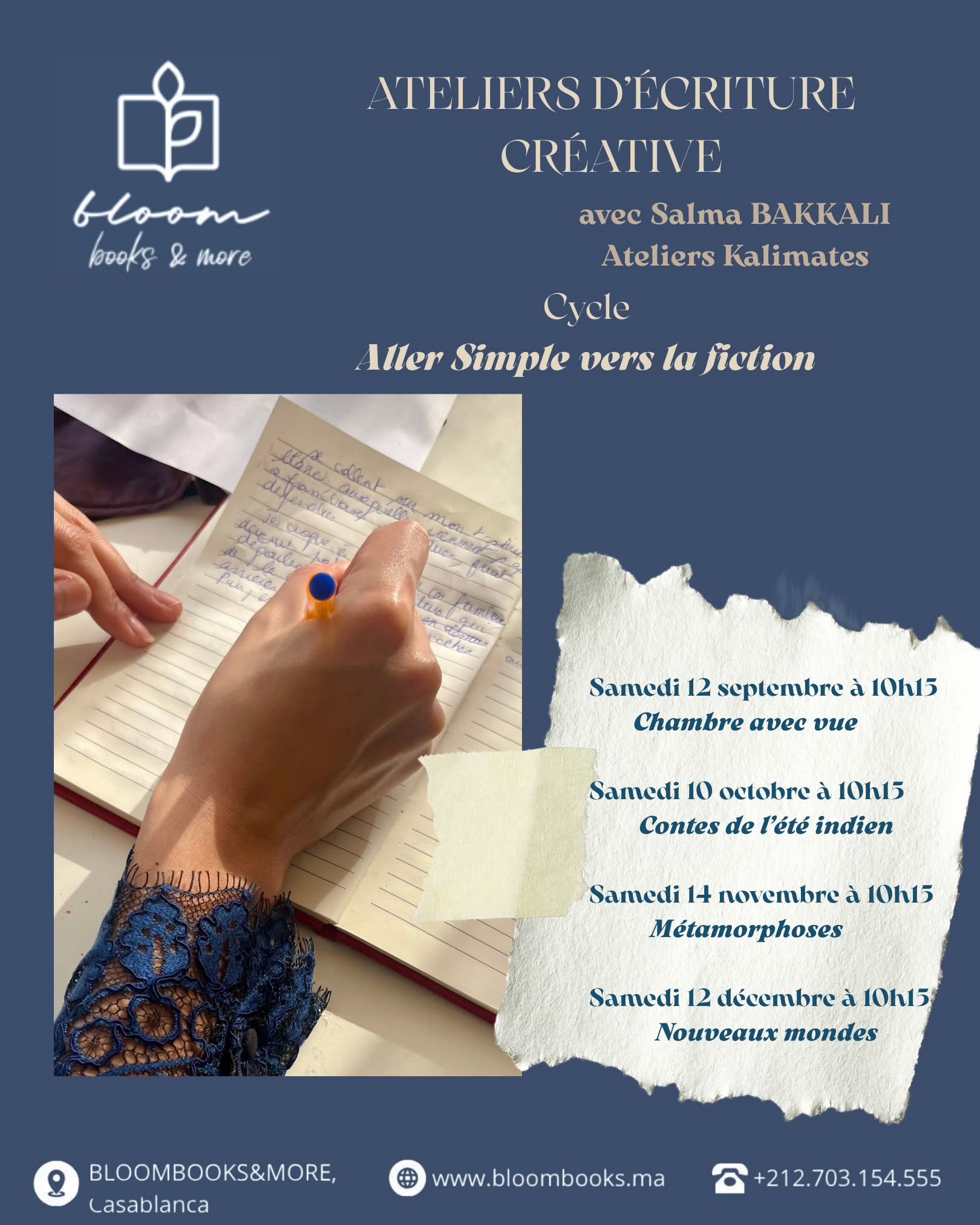 Atelier d'écriture créative Contes de l’été indien