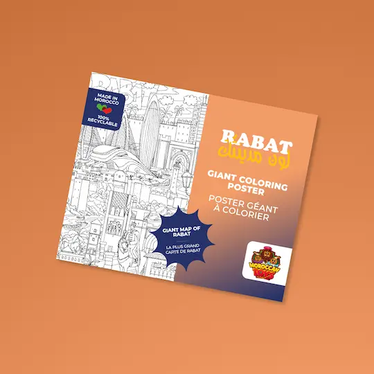 Couverture — POSTER COLORIAGE RABAT