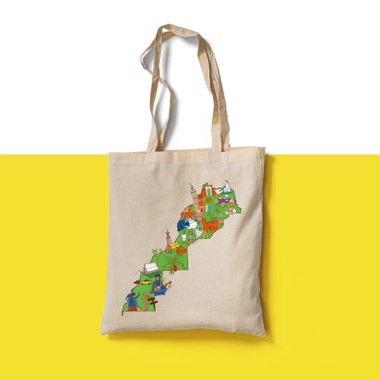 Couverture — Tote Bag Moroccan Map