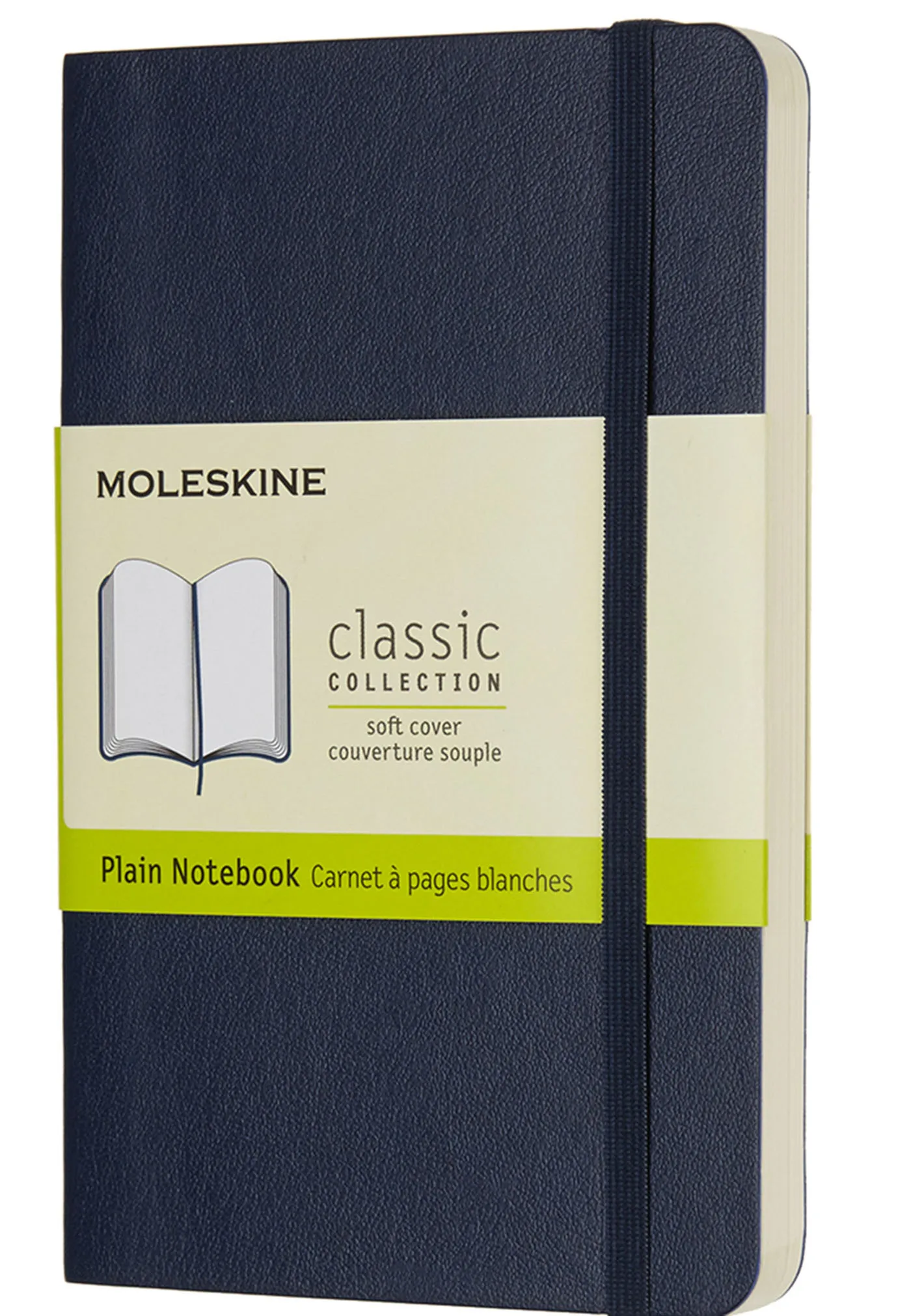 Couverture — CARNET BLANC POCHE SOUPLE SAPHIR
