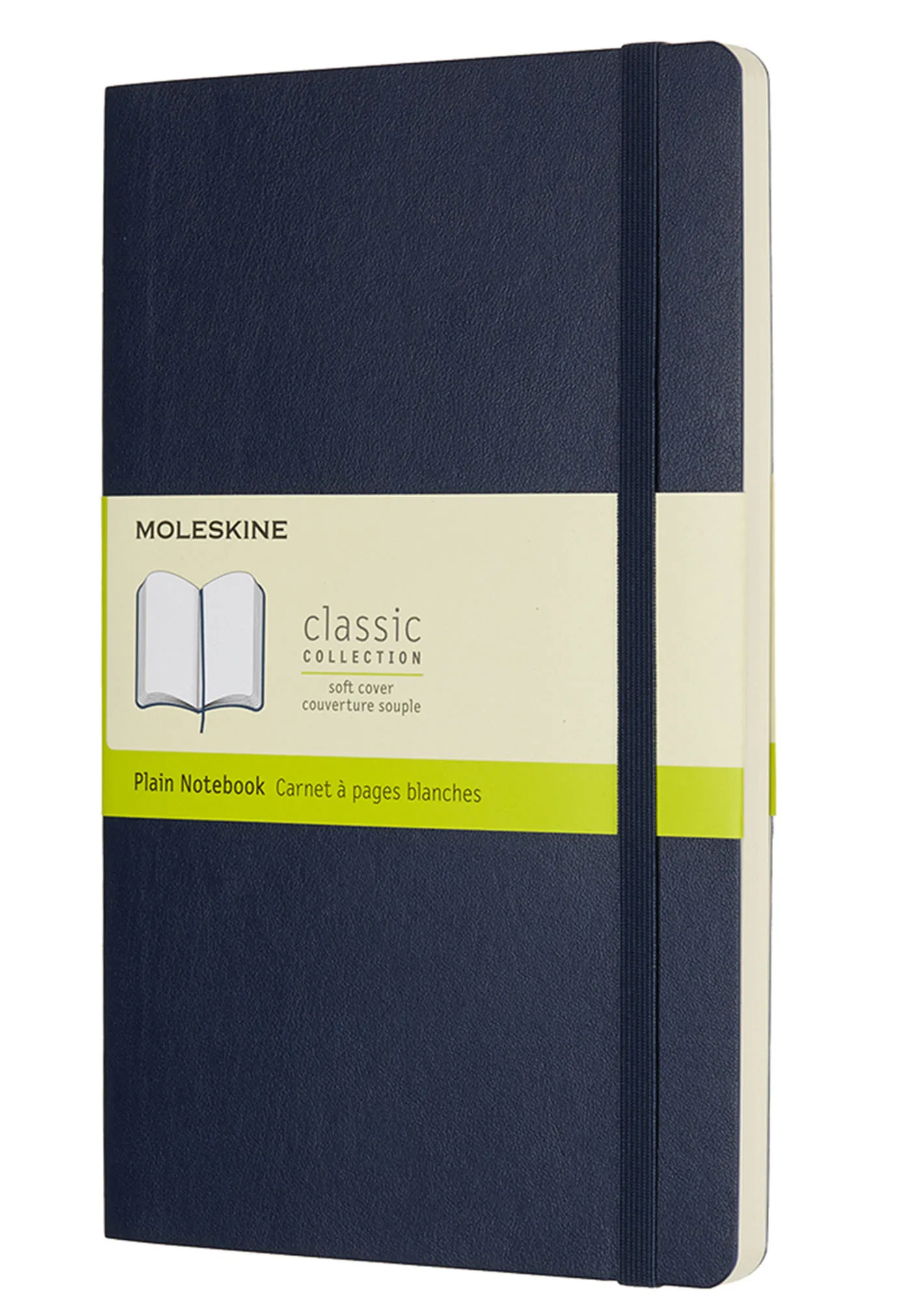 Couverture — CARNET BLANC GRAND FORMAT SOUPLE SAPHIR