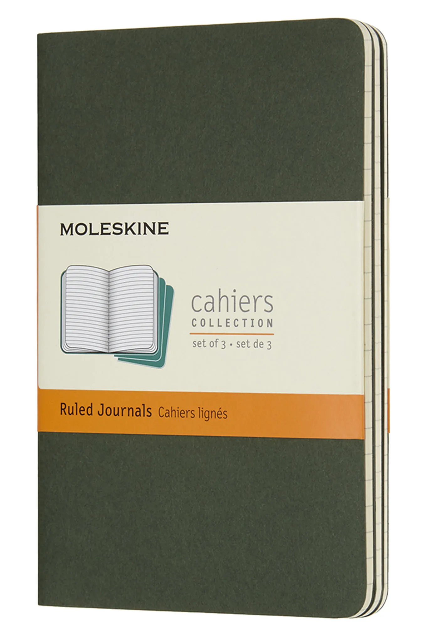 Couverture — CAHIER LIGNE POCHE MYRTE SET DE 3