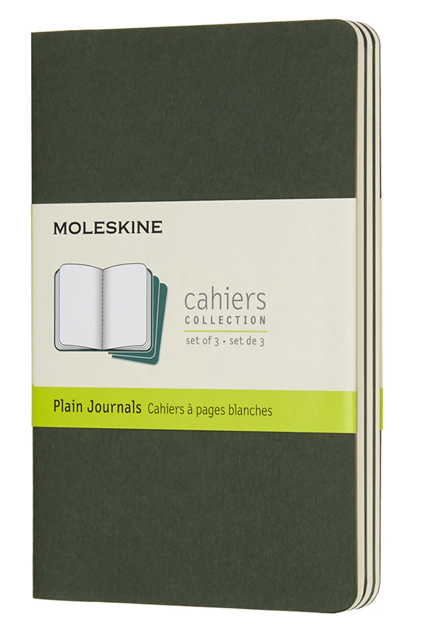 Couverture — CAHIER BLANC POCHE MYRTE SET DE 3