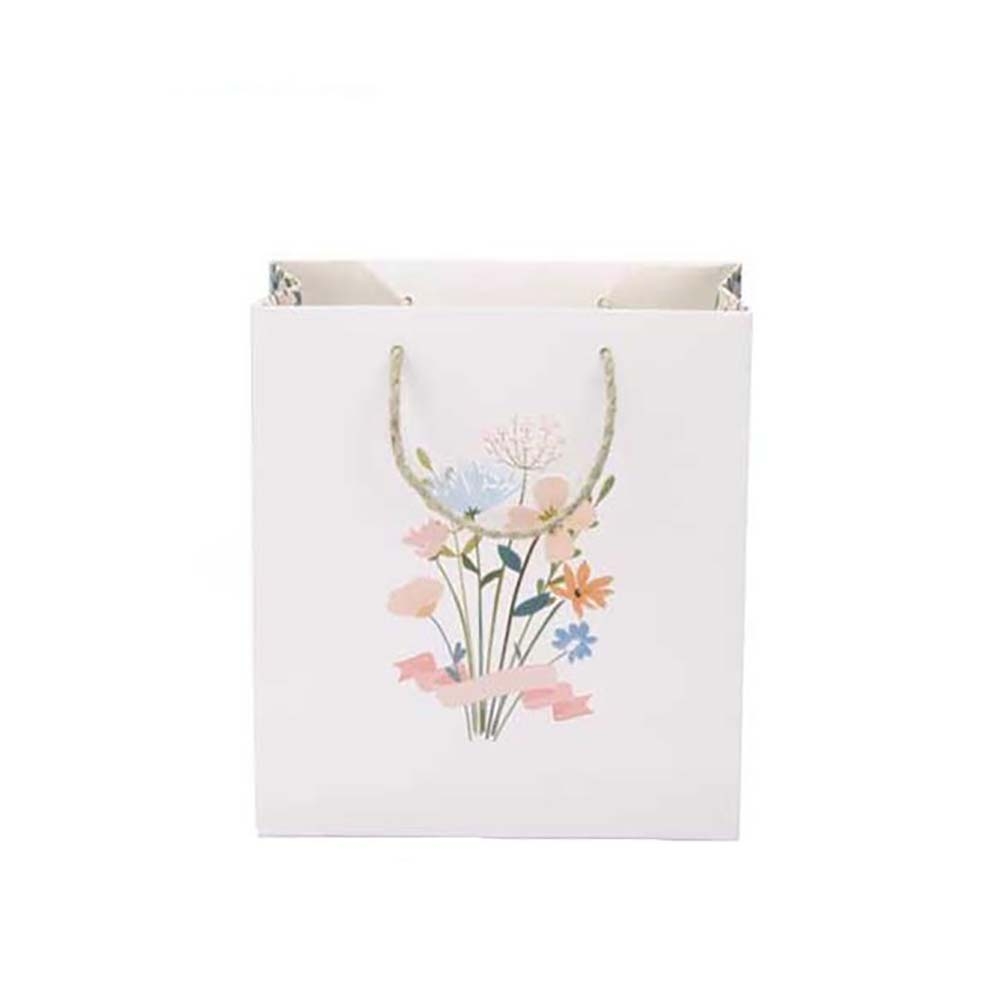 SAC CADEAU PETIT FORMAT FLOREAL 215x120x240