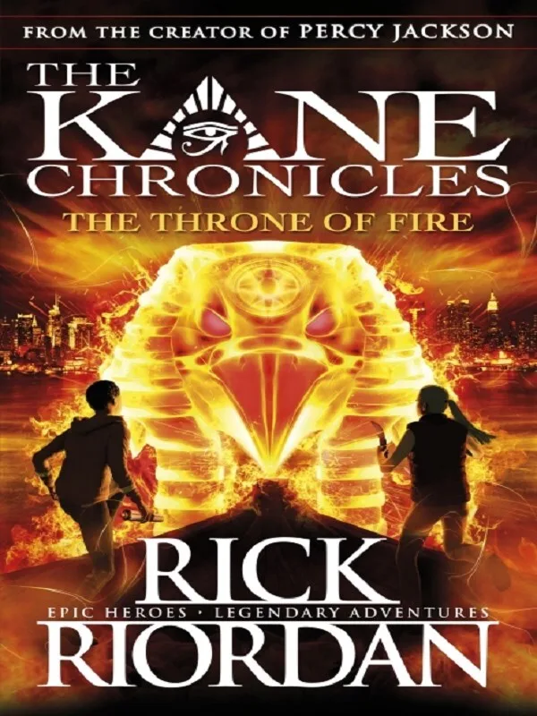 Couverture — The Throne of Fire (The Kane Chronicles Book 2)