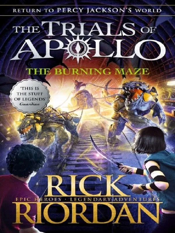 Couverture — The Burning Maze (The Trials of Apollo Book 3)
