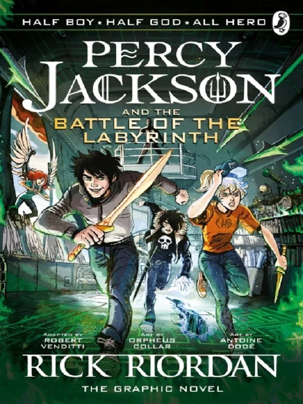 Couverture — The Battle of the Labyrinth: The Graphic Novel (Percy Jackson Book 4)