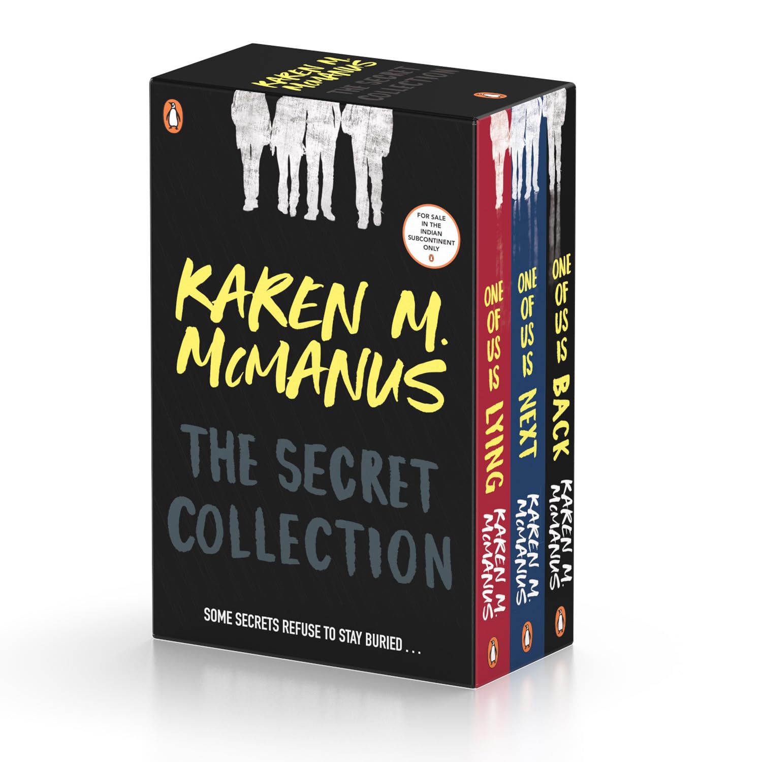 Couverture — 3 Books Boxset: One Of Us Is Lying, One Of Us Is Next and One Of Us Is Back