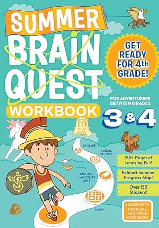 Couverture — Summer Brain Quest: Between Grades 3 & 4